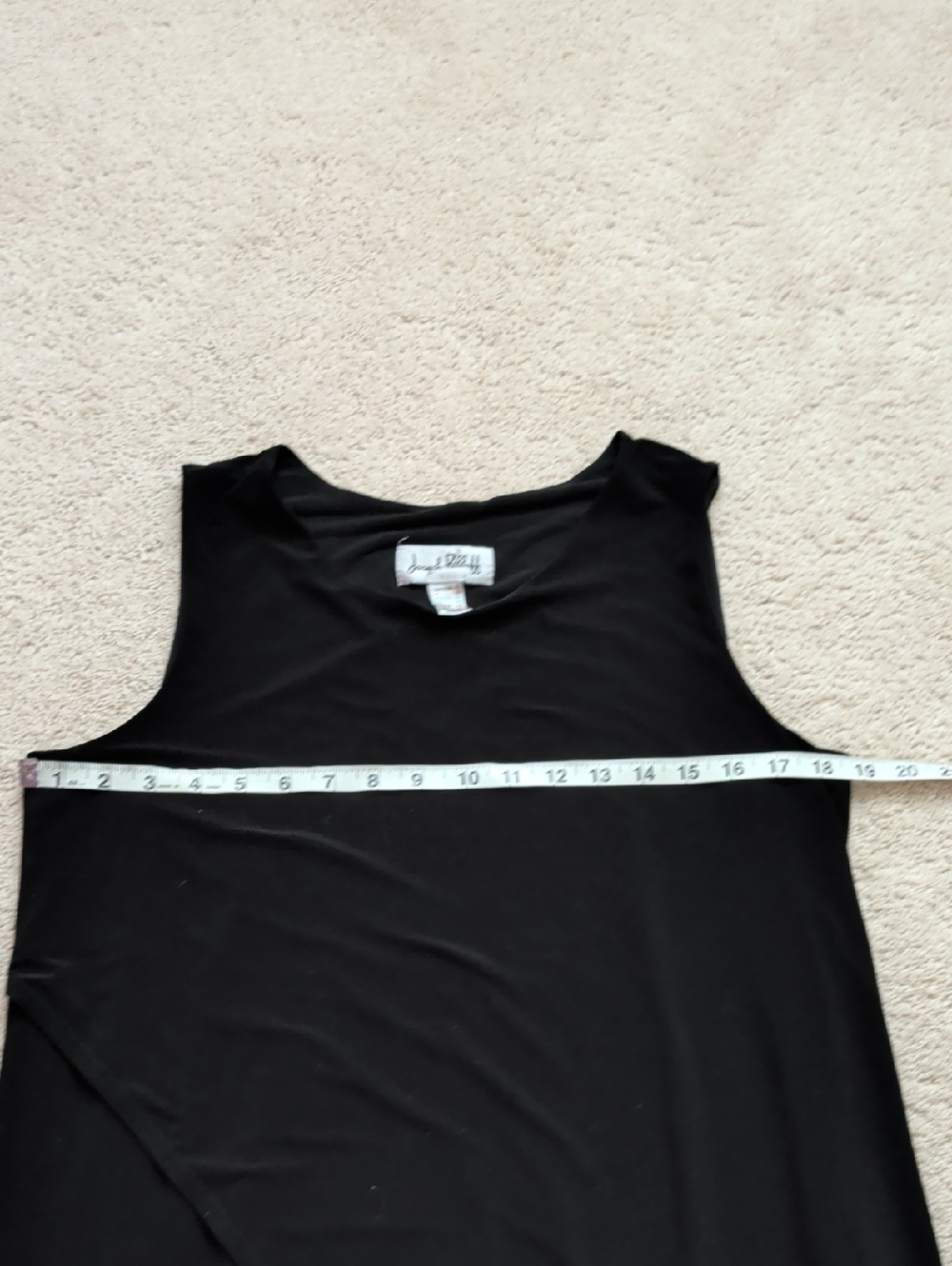 Joseph Ribkoff Black Tunic Top Size 12 - Picture 3 of 5